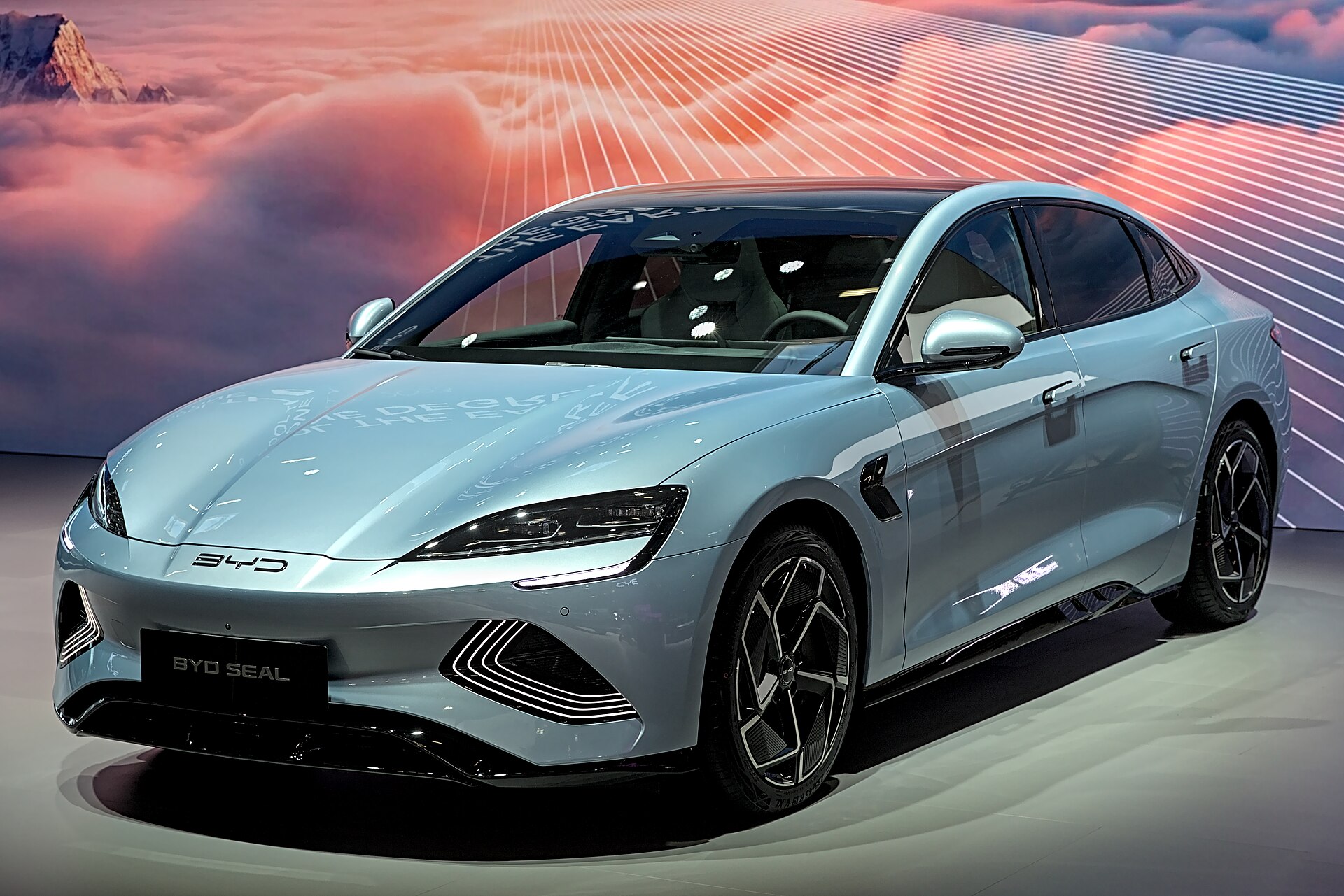 The BYD Seal sedan — the platform family BYD is now pushing toward megawatt-class charging.