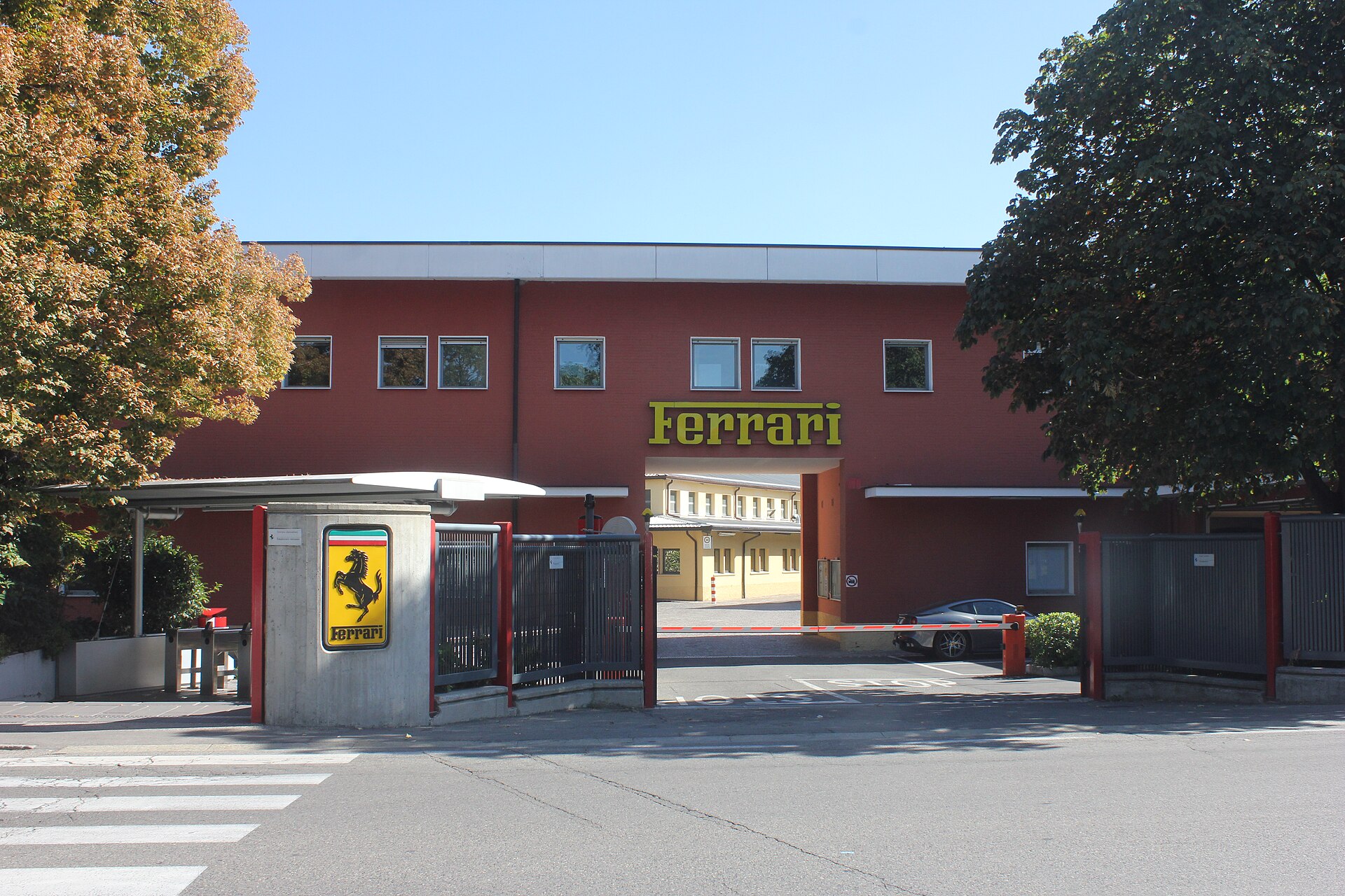 Ferrari's Maranello factory — where the company's first EV program is being built.