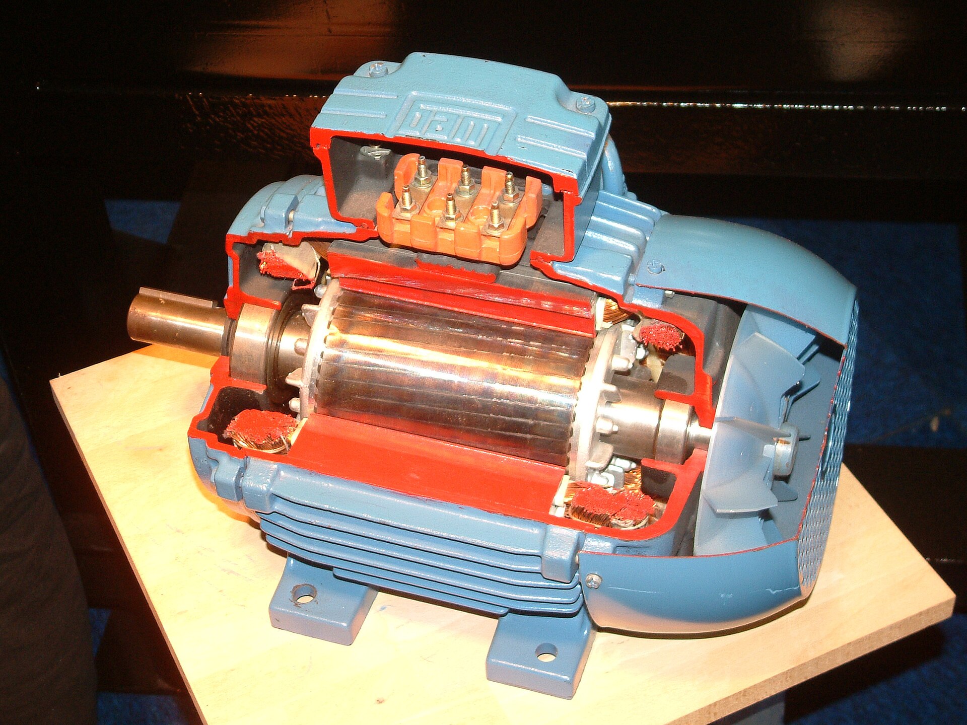 An electric drivetrain assembly — the hardware a useful digital twin has to model faithfully.